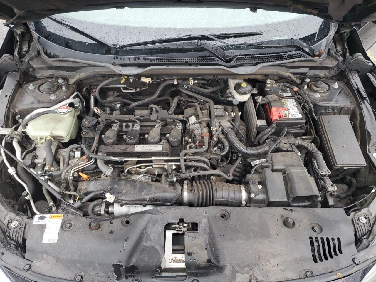 2016 Honda Civic VIN 19XFC1F34GE022738 Copart auction photo, rear end / front end damage thumbnail 11