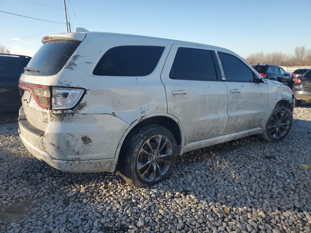 2020 Dodge Durango VIN 1C4RDJDGXLC260658 Copart auction photo, all over damage thumbnail 3