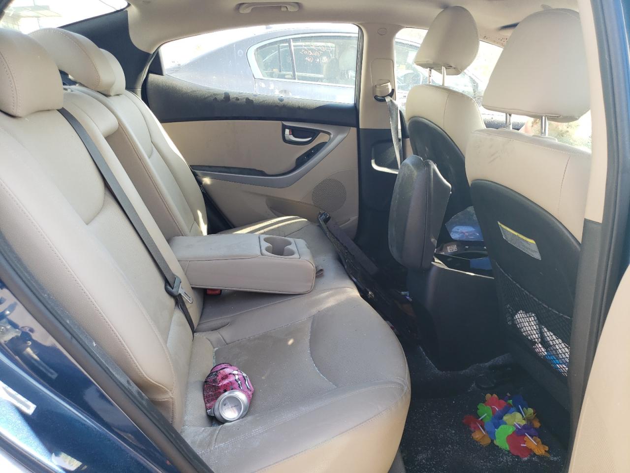 2014 Hyundai Elantra VIN KMHDH4AE8EU032136 Copart auction photo, front end / undercarriage damage thumbnail 10