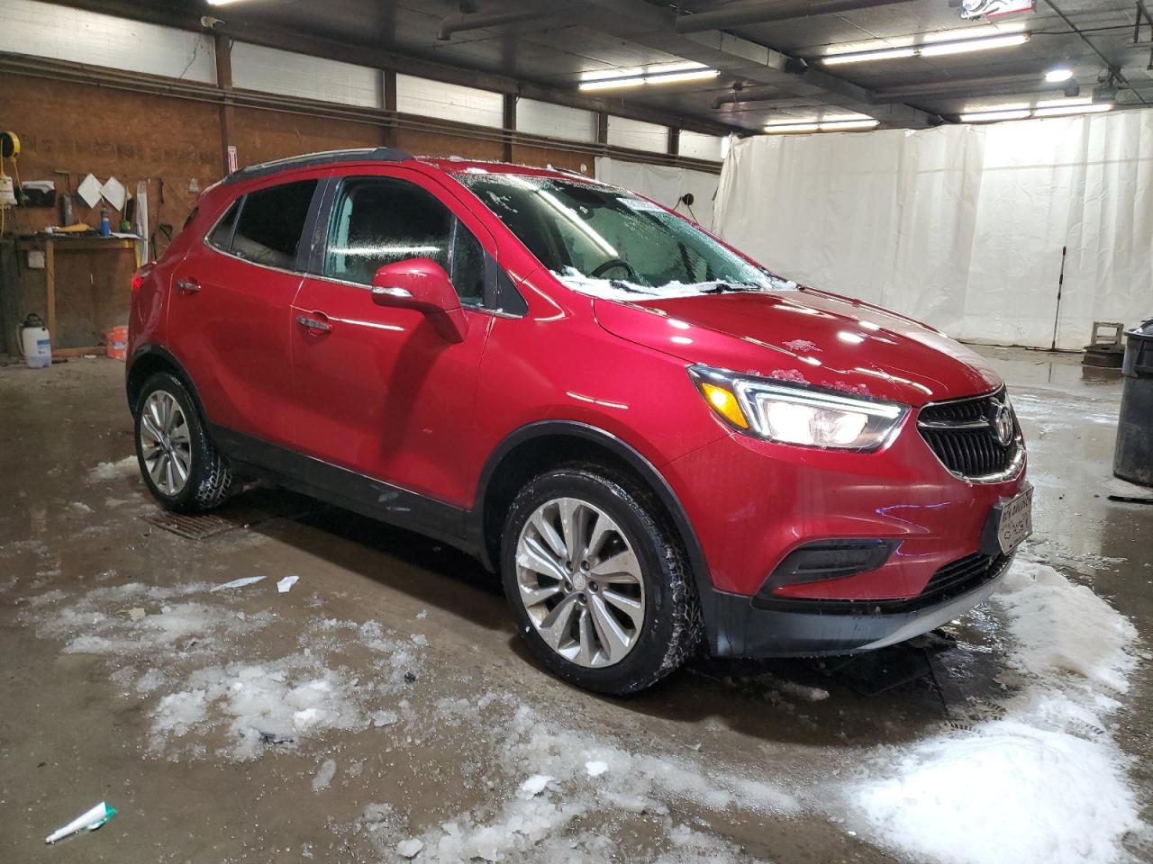 2019 Buick Encore VIN KL4CJESB2KB878617 Copart auction photo, side / rear end damage thumbnail 4