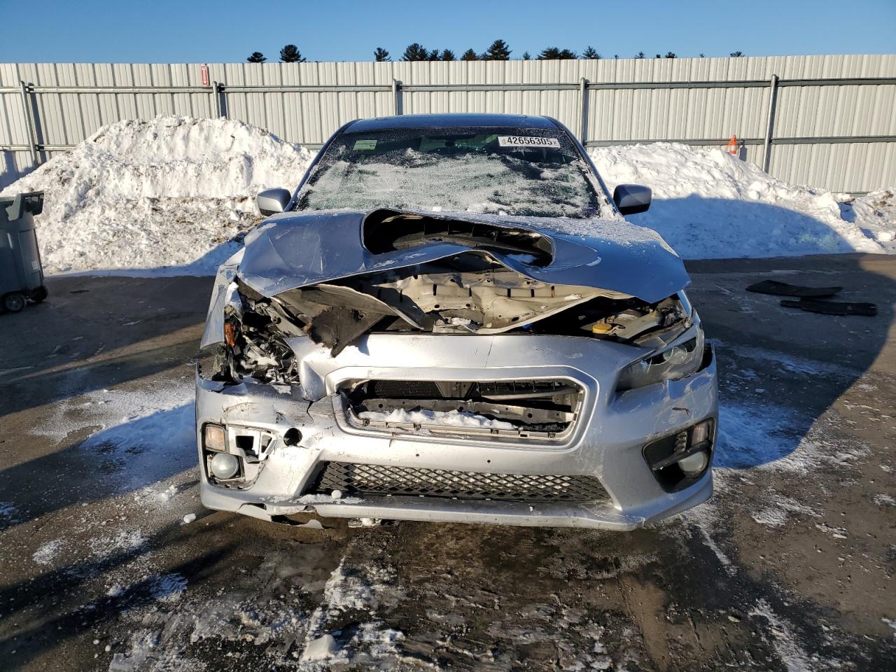 2016 Subaru WRX VIN JF1VA1E63G9807470 Copart auction photo, front end damage thumbnail 5