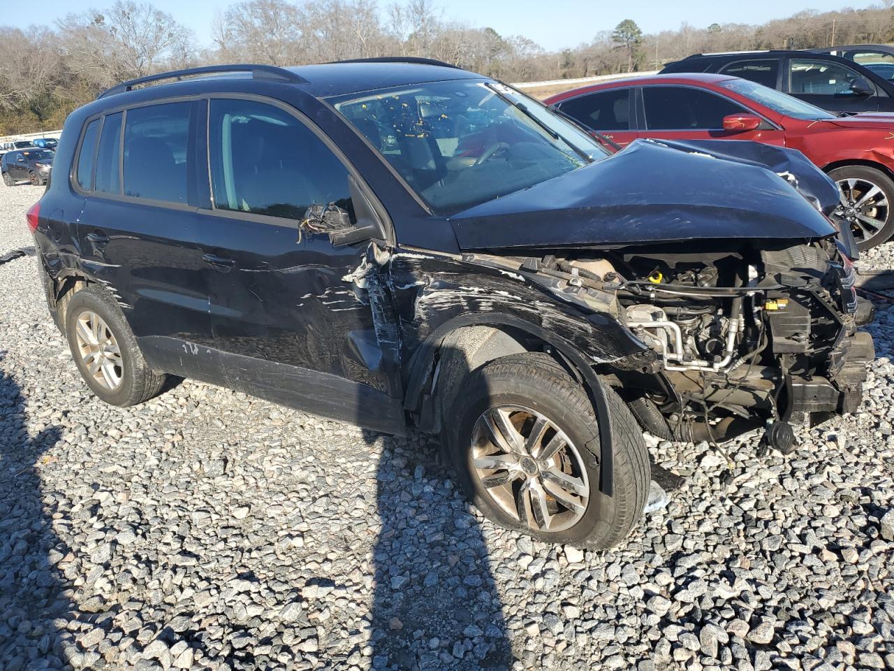 2016 Volkswagen Tiguan VIN WVGAV7AX5GW566569 Copart auction photo, all over damage thumbnail 4