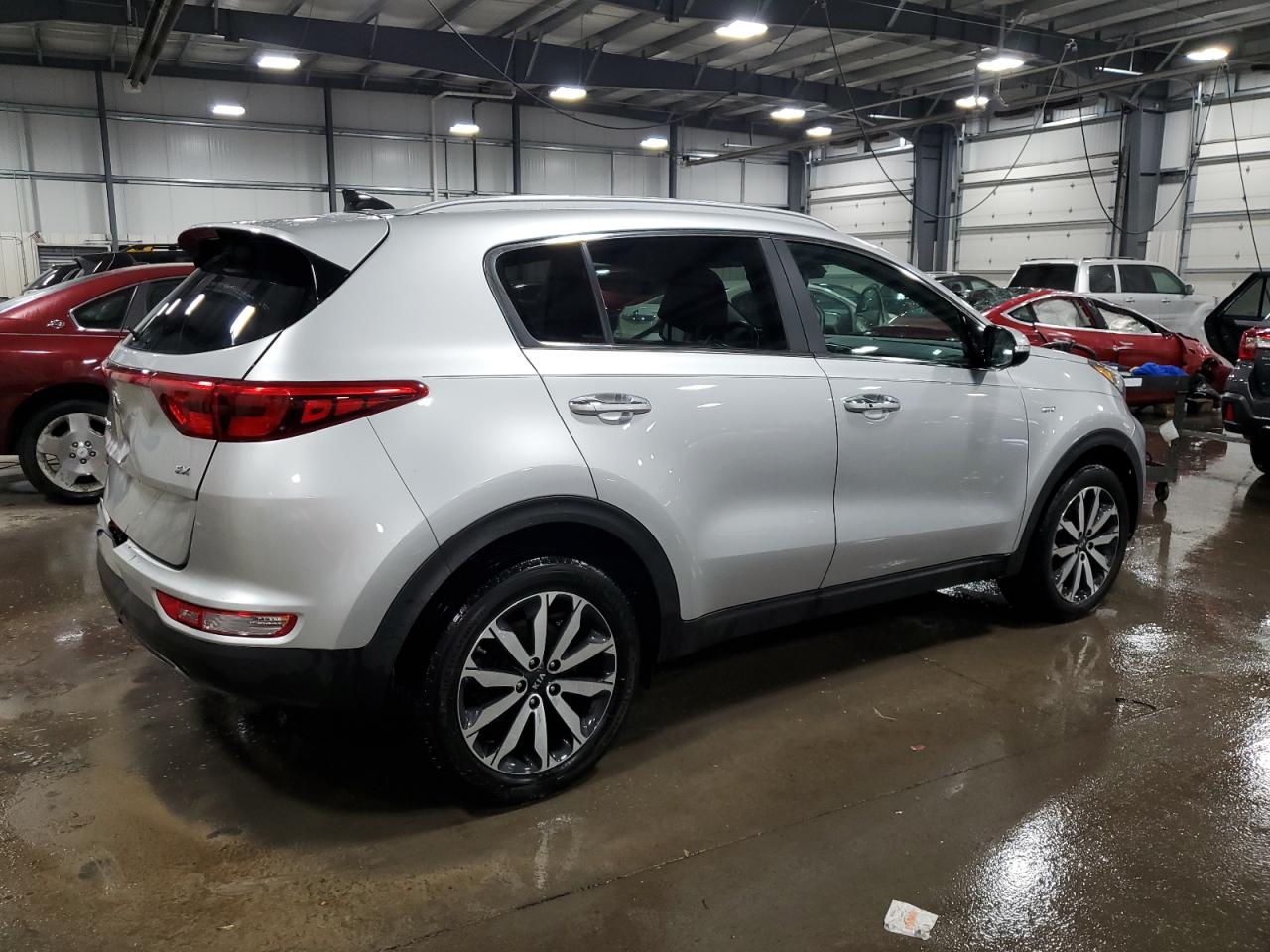 2017 KIA Sportage VIN KNDPNCAC9H7173710 Copart auction photo, rear end damage thumbnail 3