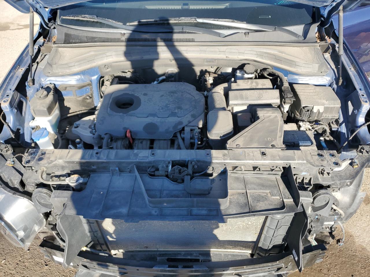 2020 Hyundai Santa Fe VIN 5NMS2CAD0LH179800 Copart auction photo, front end / rear end damage thumbnail 12