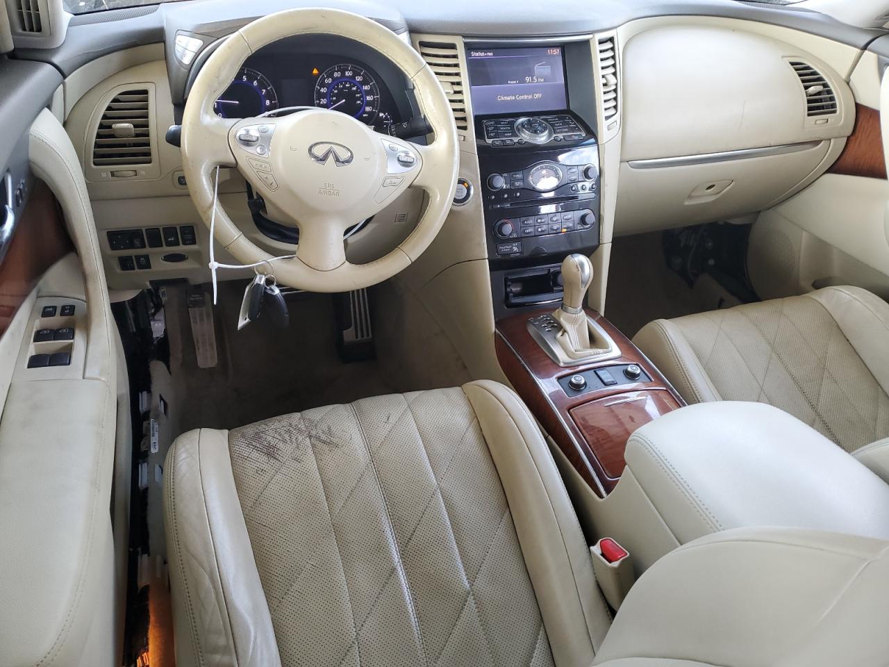 2012 Infiniti FX VIN JN8AS1MUXCM121539 Copart auction photo, water/flood damage thumbnail 8
