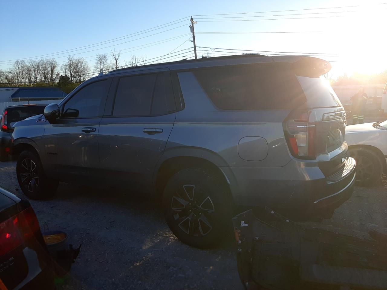 2022 Chevrolet Tahoe VIN 1GNSKPKL9NR226521 Copart auction photo, front end damage thumbnail 2