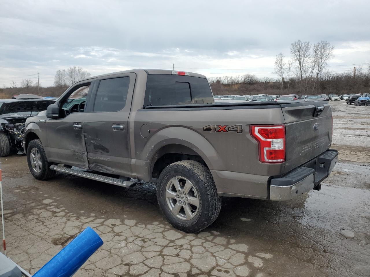 2020 Ford F-150 VIN 1FTEW1E46LFA15898 Copart auction photo, side damage thumbnail 2