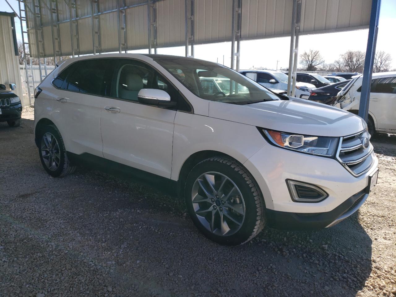 2016 Ford Edge VIN 2FMPK4K85GBB26989 Copart auction photo, side / minor dent/scratches damage thumbnail 4