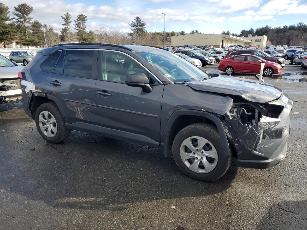 2019 Toyota RAV 4 VIN 2T3F1RFV8KW054384 Copart auction photo, all over / rear end damage thumbnail 4