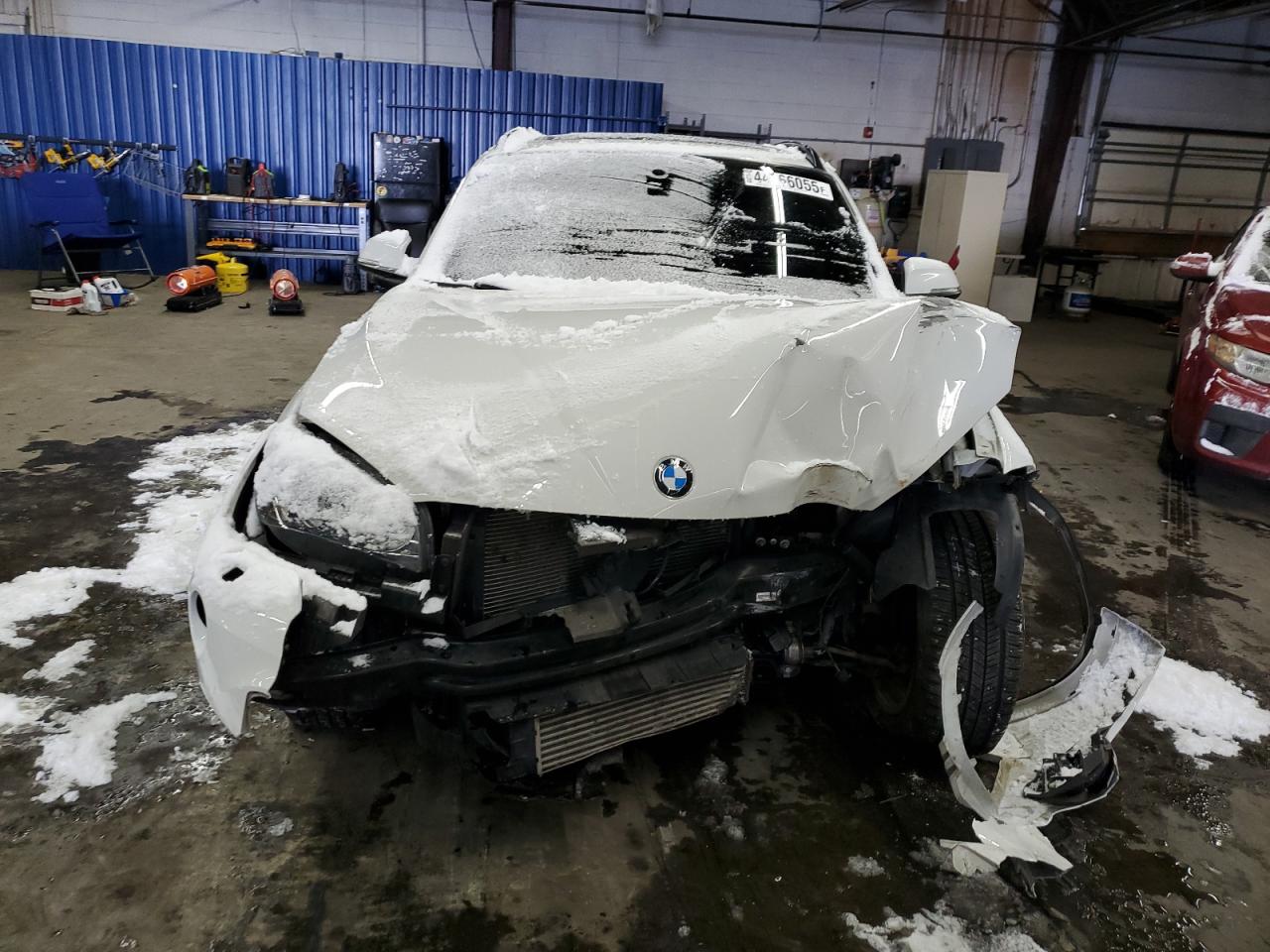 2014 BMW X1 VIN WBAVL1C51EVY12411 Copart auction photo, front end damage thumbnail 5