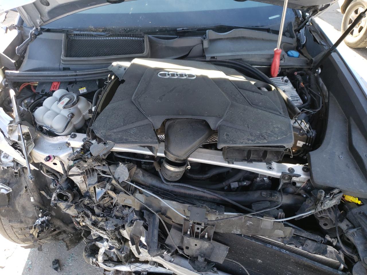 2020 Audi Q8 VIN WA1AVAF11LD018591 Copart auction photo, front end / undercarriage damage thumbnail 13