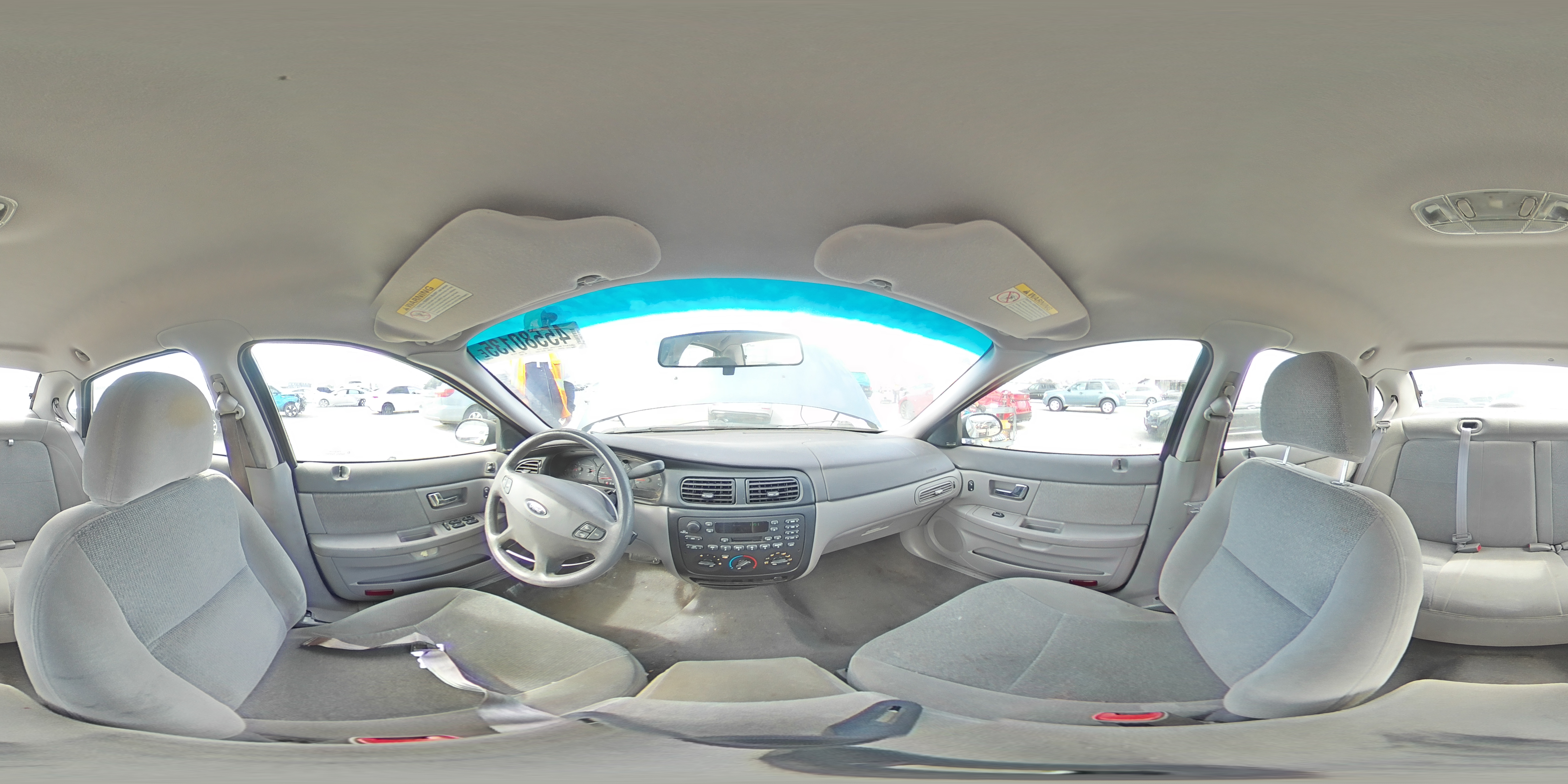 2000 Ford Taurus VIN 1FAFP55S5YG152037 Copart auction photo, front end / rear end damage thumbnail 12
