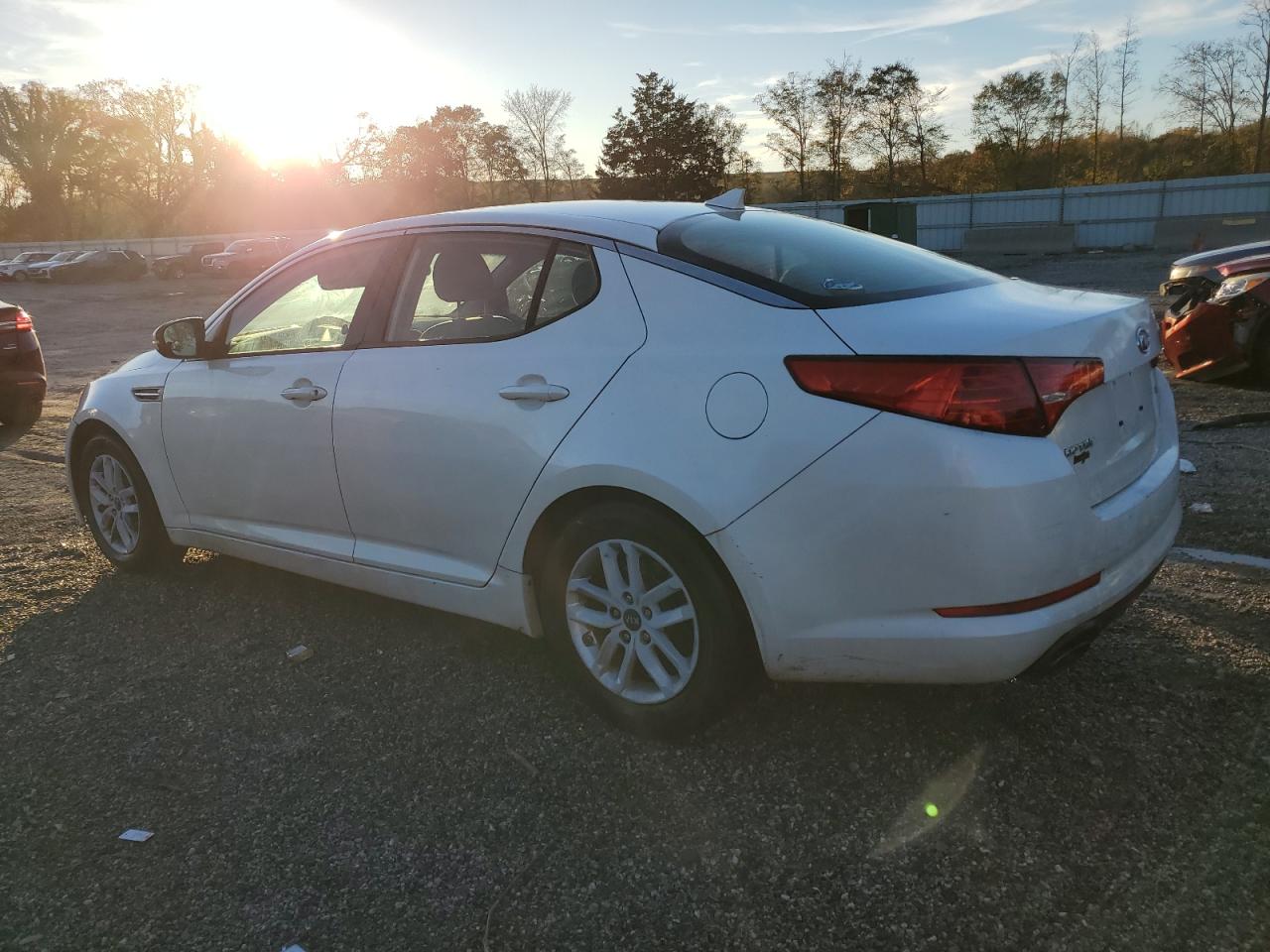 2011 KIA Optima VIN KNAGM4A70B5091716 Copart auction photo, side damage thumbnail 2