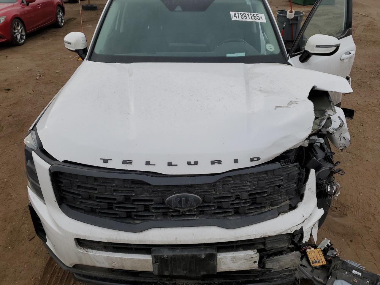 2021 KIA Telluride VIN 5XYP5DHC5MG115425 Copart auction photo, front end / side damage thumbnail 12