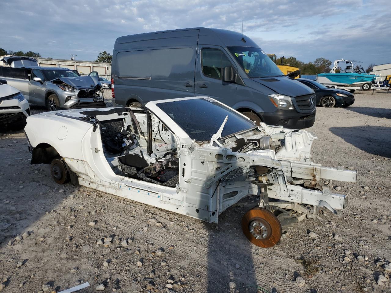 2020 Chevrolet Camaro VIN 1G1FH3D78L0128754 Copart auction photo, stripped / vandalism damage thumbnail 4