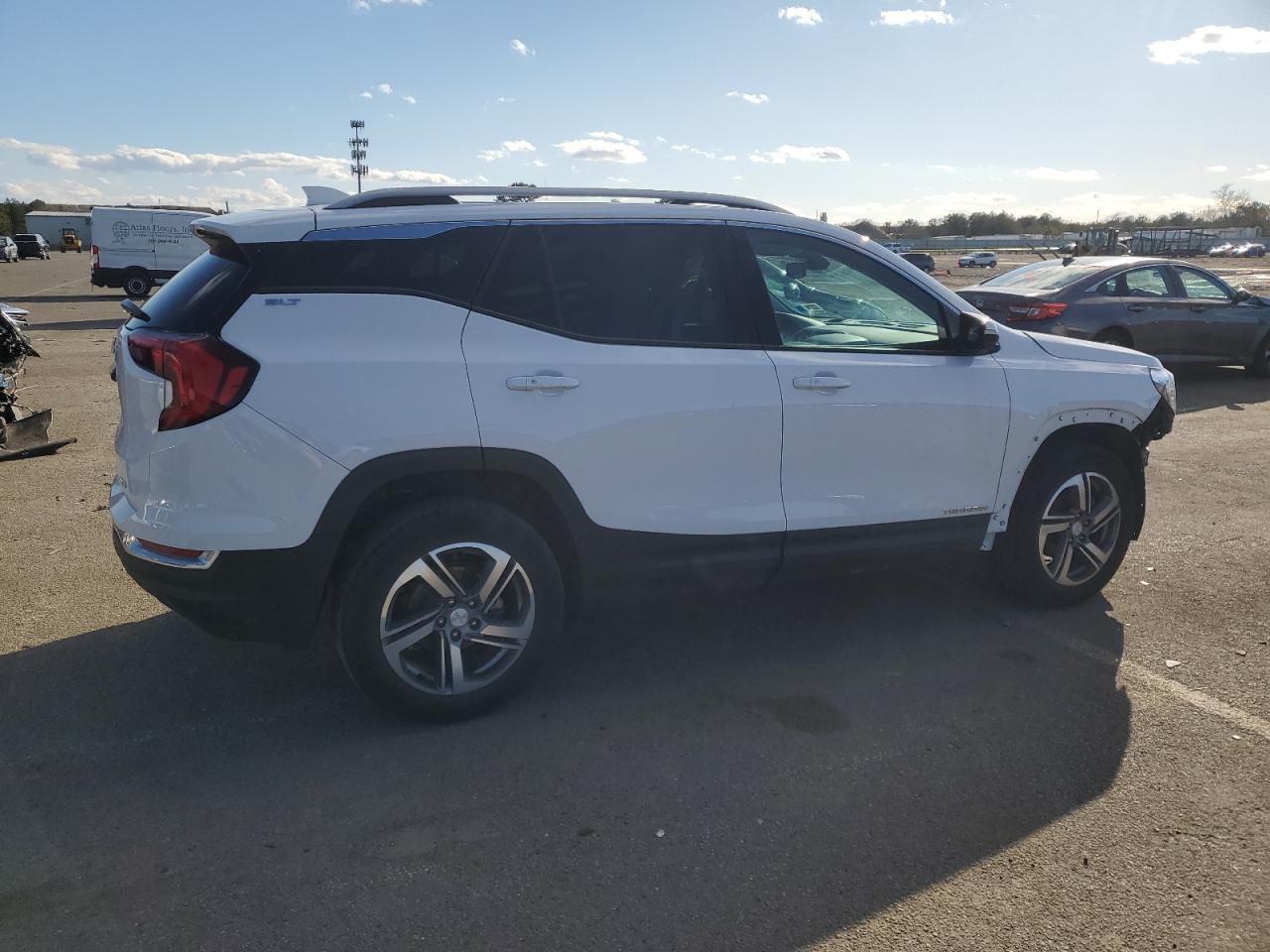 2021 GMC Terrain VIN 3GKALVEV8ML303358 Copart auction photo, front end / side damage thumbnail 3