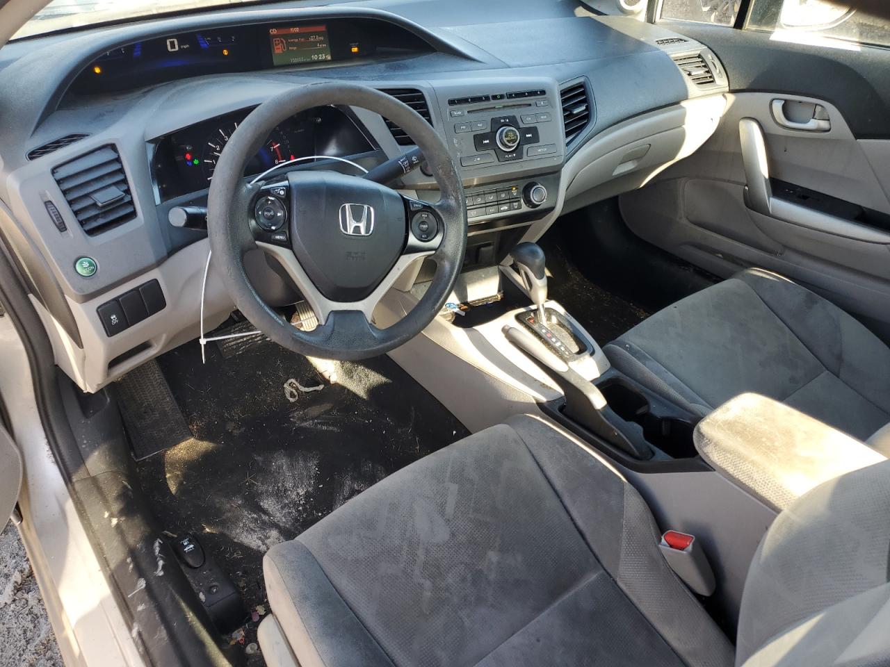 2012 Honda Civic VIN 2HGFG3B55CH566723 Copart auction photo, side / front end damage thumbnail 8