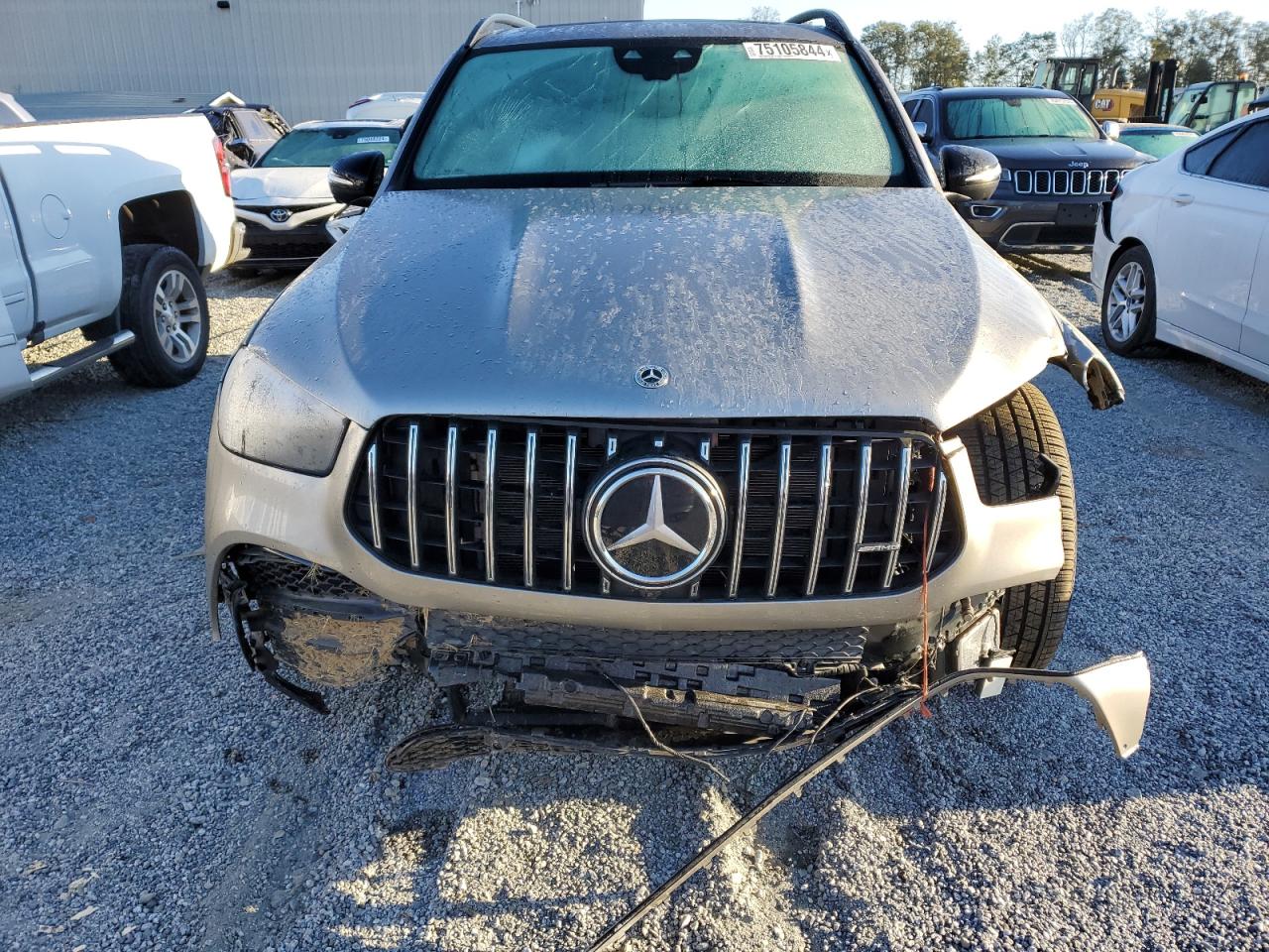 2021 Mercedes-Benz GLE VIN 4JGFB6BB6MA575009 Copart auction photo, front end / undercarriage damage thumbnail 5