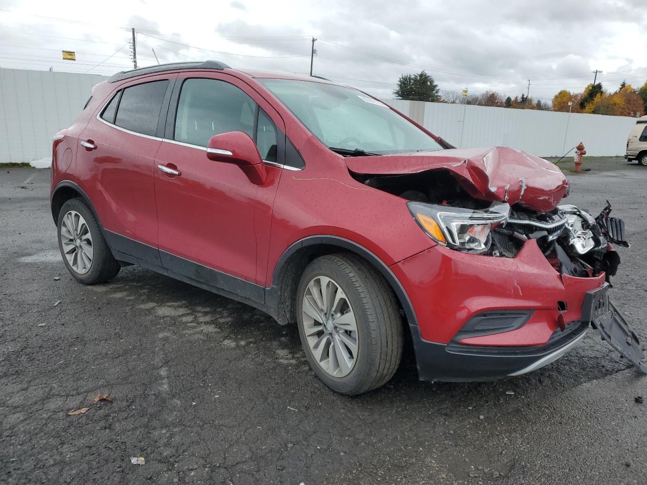 2018 Buick Encore VIN KL4CJASBXJB696493 Copart auction photo, front end damage thumbnail 4