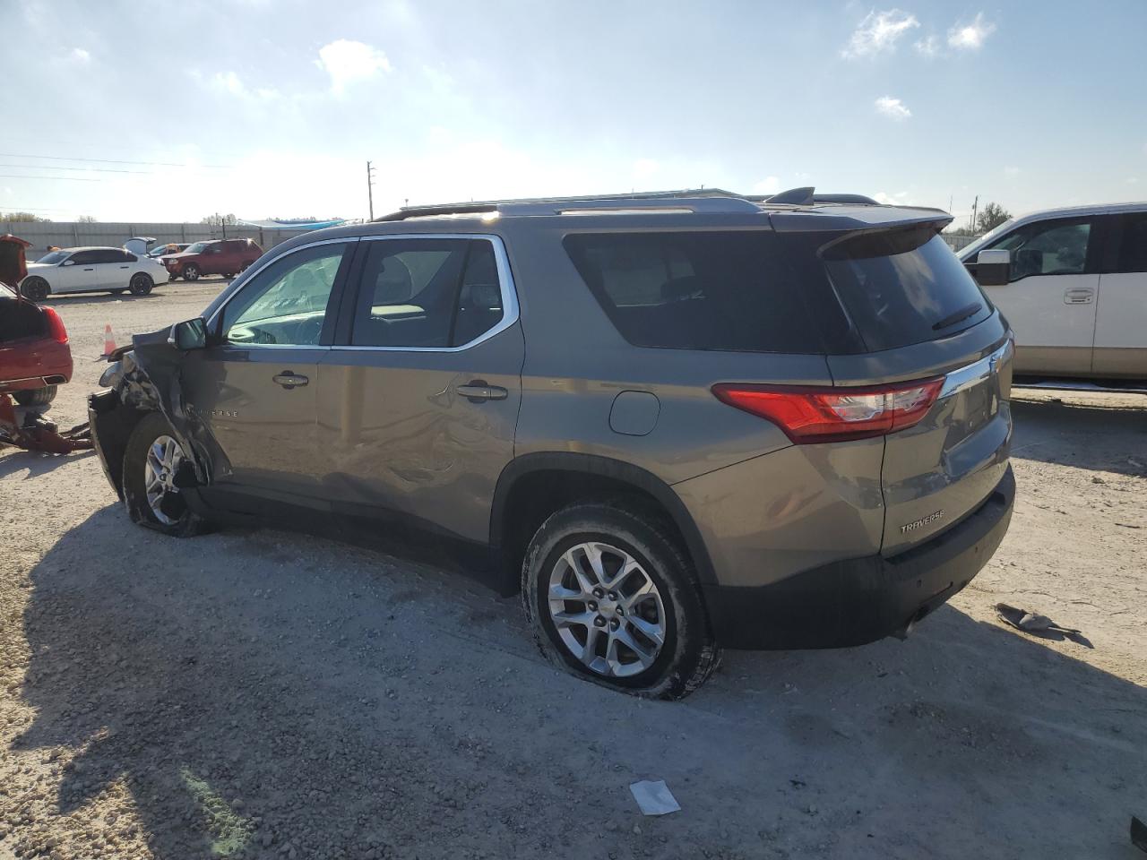 2018 Chevrolet Traverse VIN 1GNERGKW2JJ200645 Copart auction photo, all over damage thumbnail 2