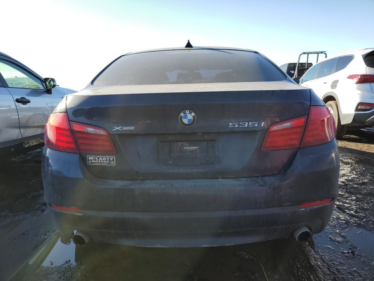 2013 BMW 5er VIN WBAFU7C57DDU76854 Copart auction photo, front end damage thumbnail 6