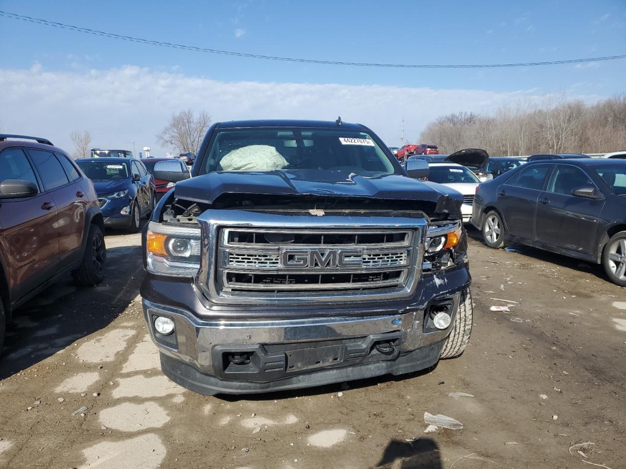 2014 GMC Sierra VIN 1GTV2UEH4EZ243030 Copart auction photo, front end damage thumbnail 5