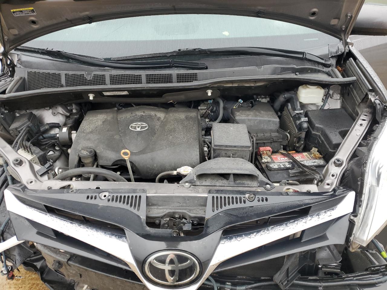 2020 Toyota Sienna VIN 5TDKZ3DC2LS025469 Copart auction photo, front end / side damage thumbnail 12