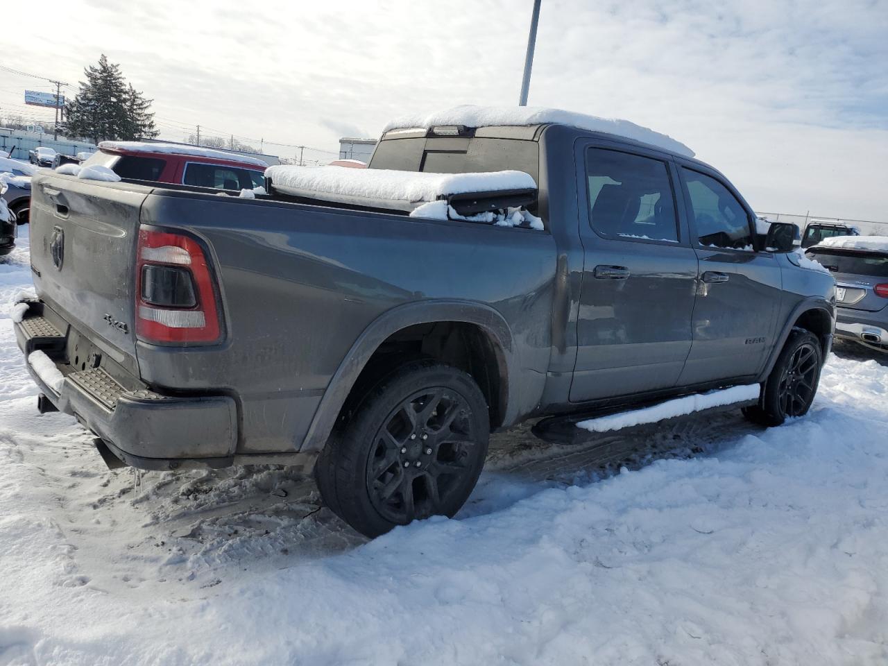 2021 RAM 1500 VIN 1C6SRFJT5MN569484 Copart auction photo, front end damage thumbnail 3