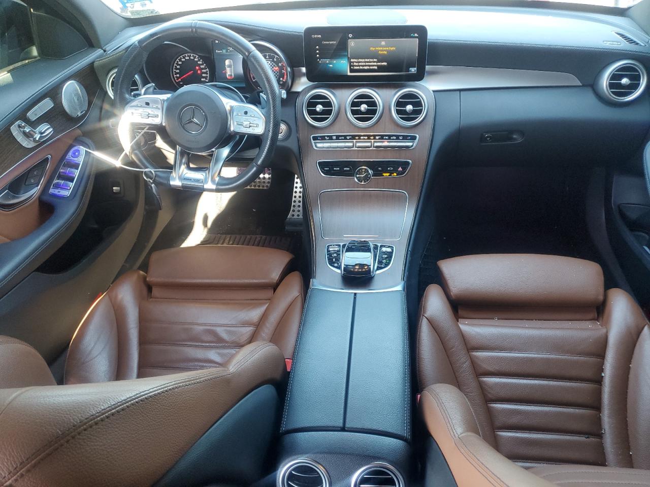 2020 Mercedes-Benz C-klasse VIN WDDWF6EB3LR557917 Copart auction photo, side / minor dent/scratches damage thumbnail 8