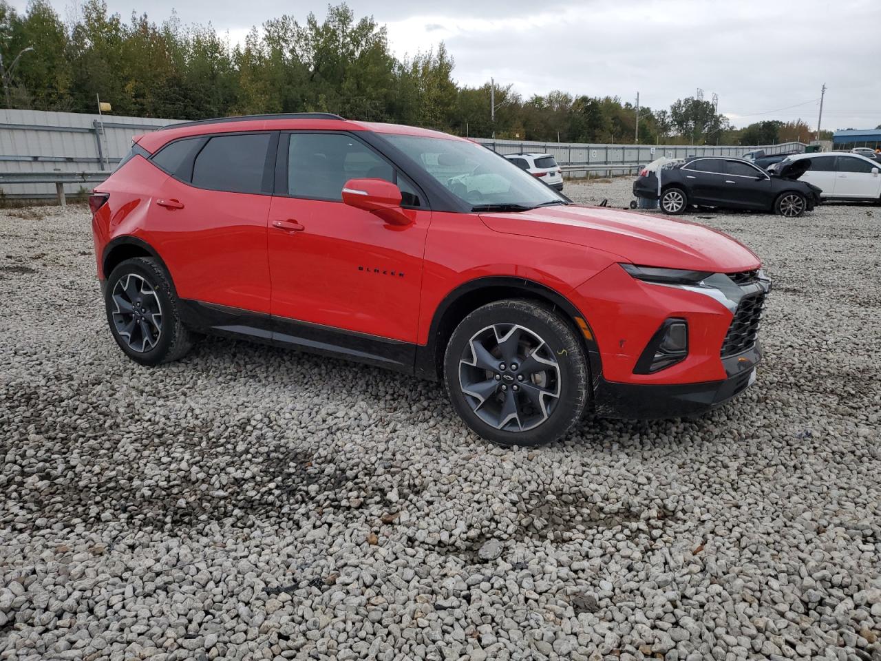 2020 Chevrolet Blazer VIN 3GNKBERS9LS591714 Copart auction photo, rear end damage thumbnail 4