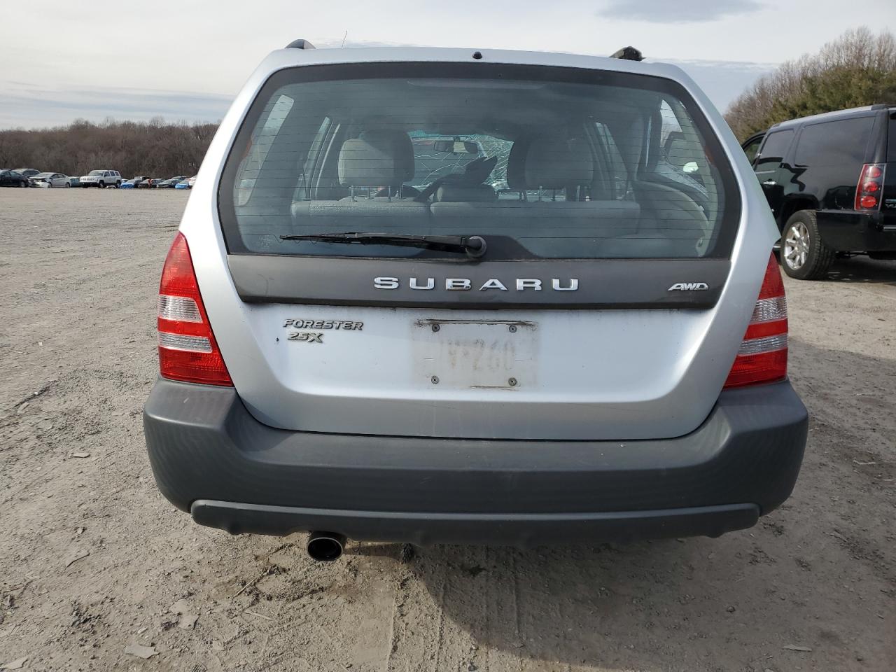 2003 Subaru Forester VIN JF1SG63603H754437 Copart auction photo, top/roof damage thumbnail 6