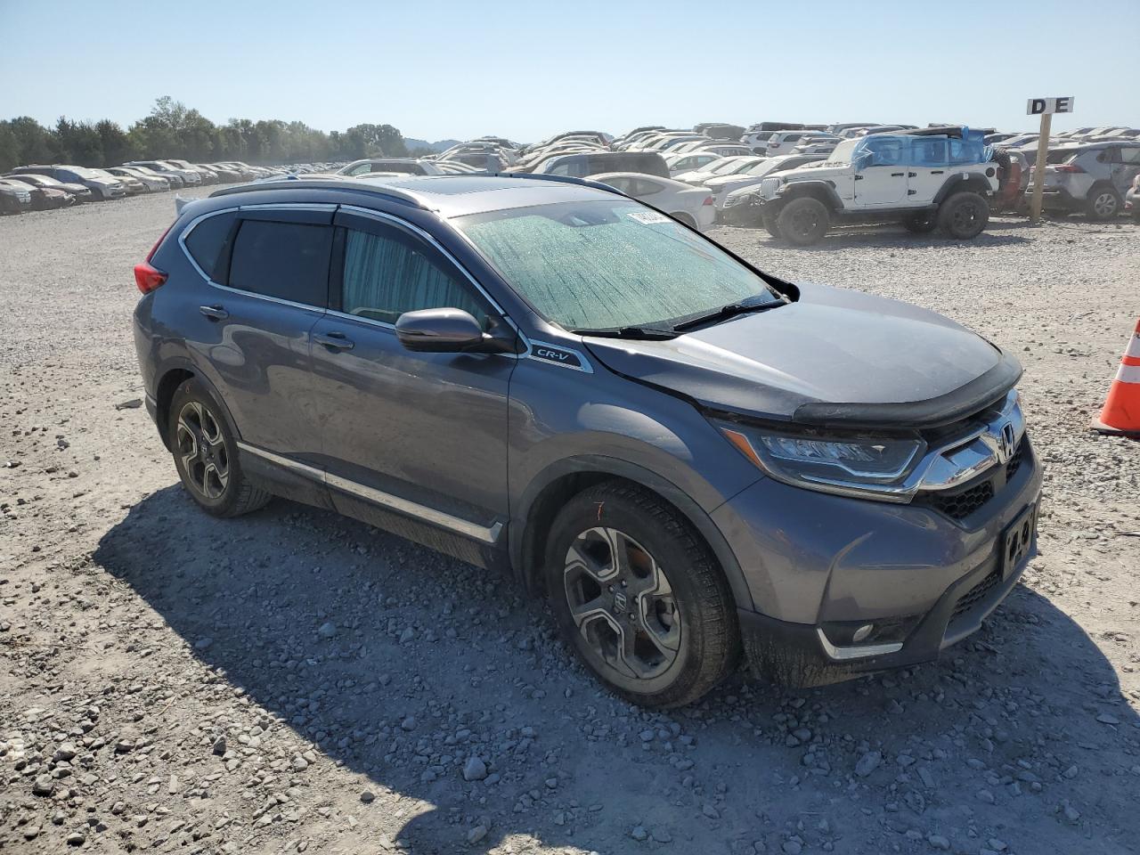 2017 Honda CR-V VIN 5J6RW2H91HL033114 Copart auction photo, water/flood damage thumbnail 4