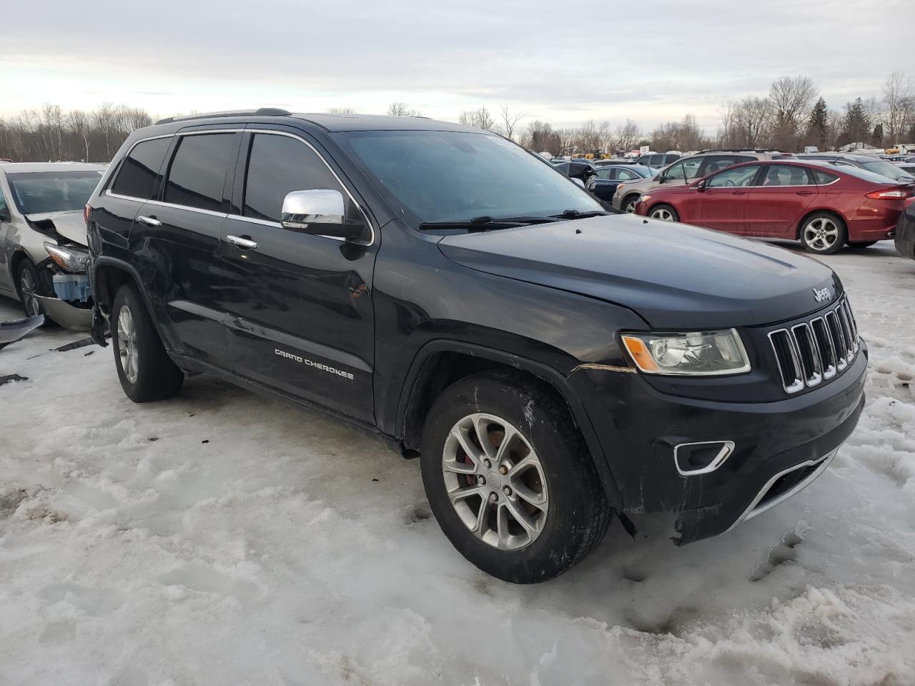 2015 Jeep Grand Cherokee VIN 1C4RJFBGXFC212218 Copart auction photo, rear end / side damage thumbnail 4