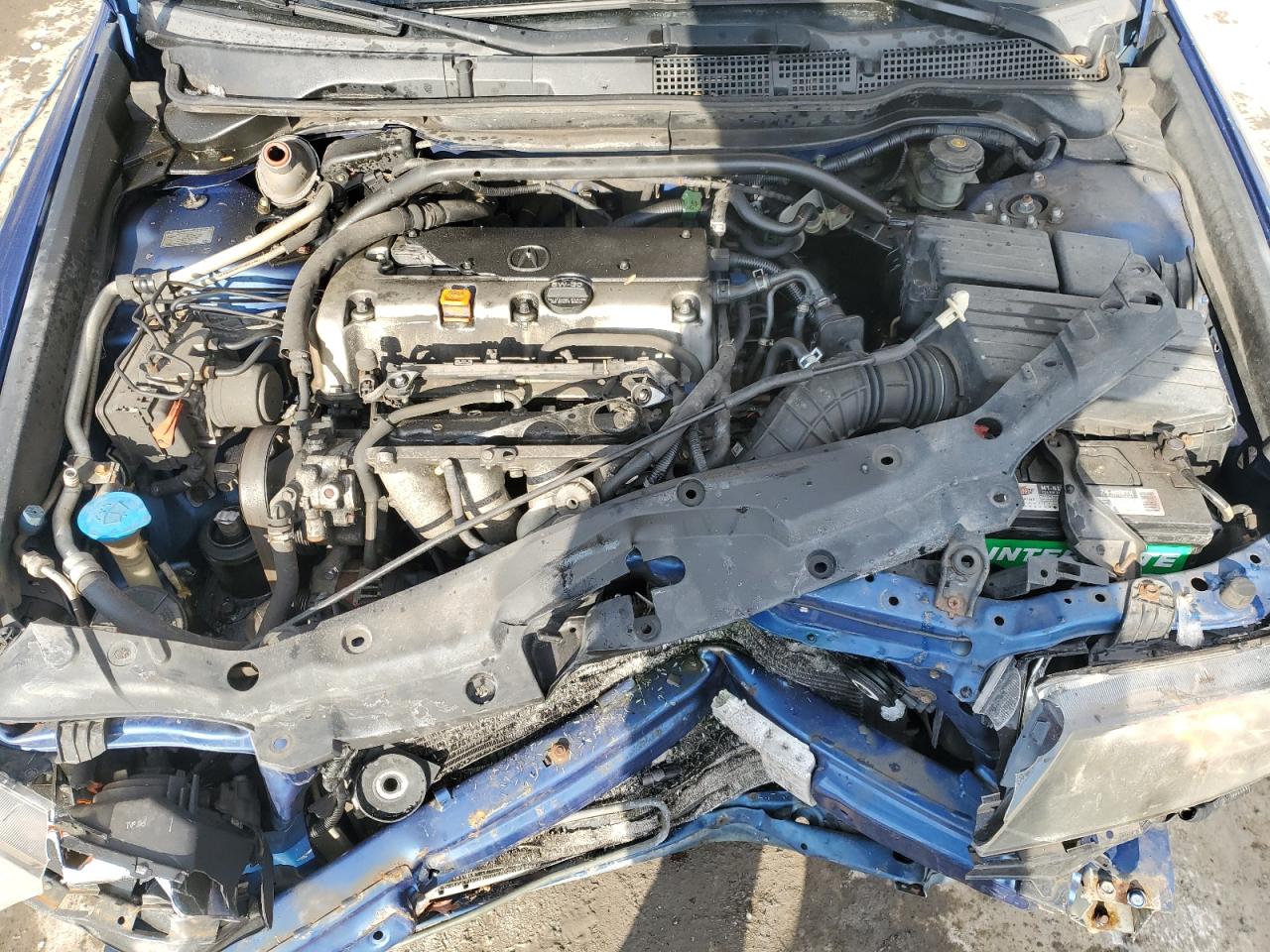 2004 Acura TSX VIN JH4CL968X4C010186 Copart auction photo, front end damage thumbnail 11