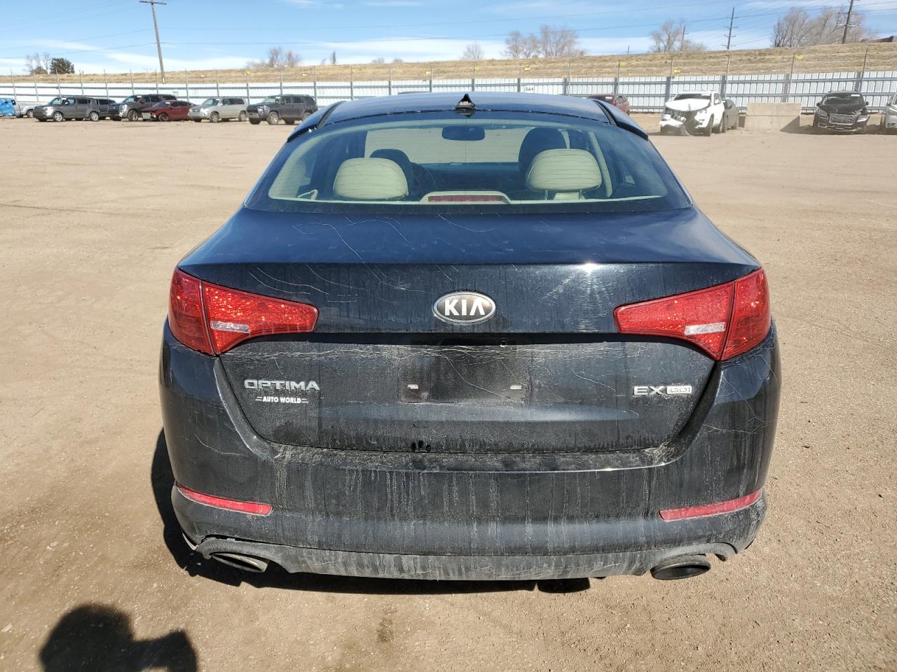 2013 KIA Optima VIN 5XXGN4A79DG198844 Copart auction photo, front end / rear end damage thumbnail 6