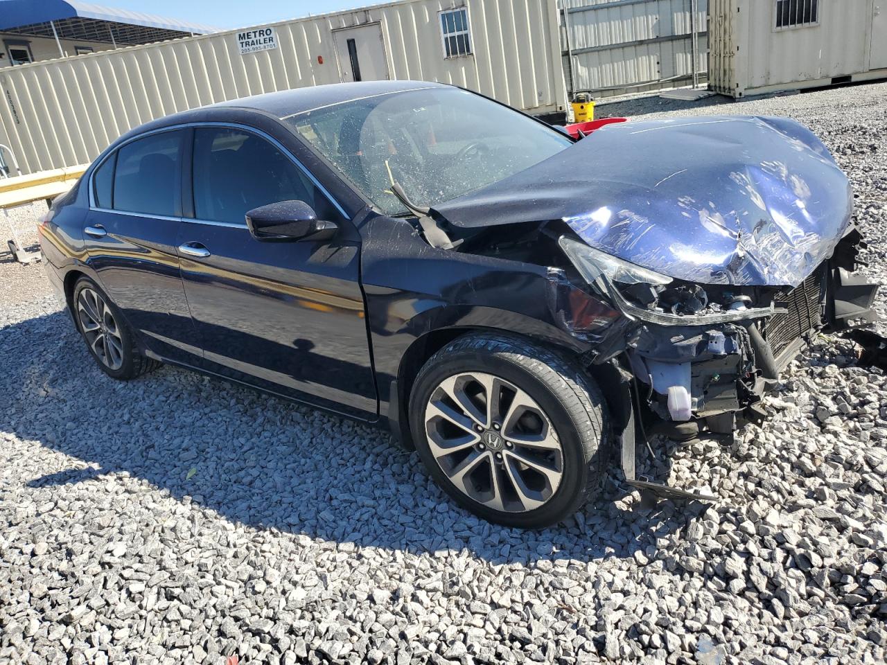 2014 Honda Accord VIN 1HGCR2F57EA002526 Copart auction photo, front end damage thumbnail 4