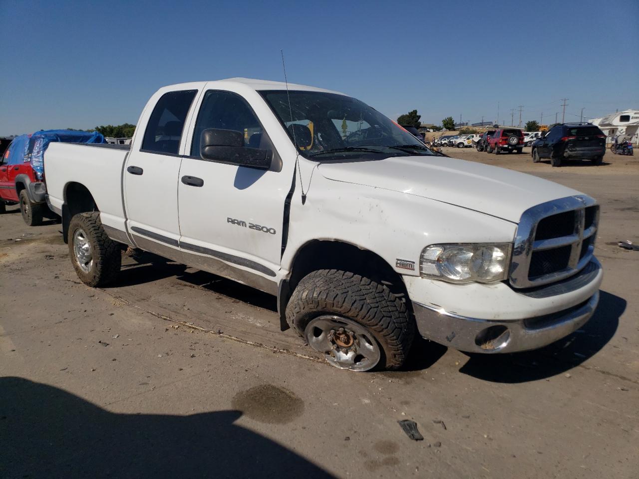 2005 Dodge RAM VIN 3D7KS28D95G723280 Copart auction photo, all over damage thumbnail 4