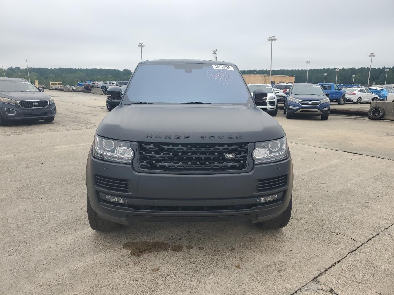 2015 Land Rover Range Rover VIN SALGS3TF0FA199881 Copart auction photo, vandalism damage thumbnail 5
