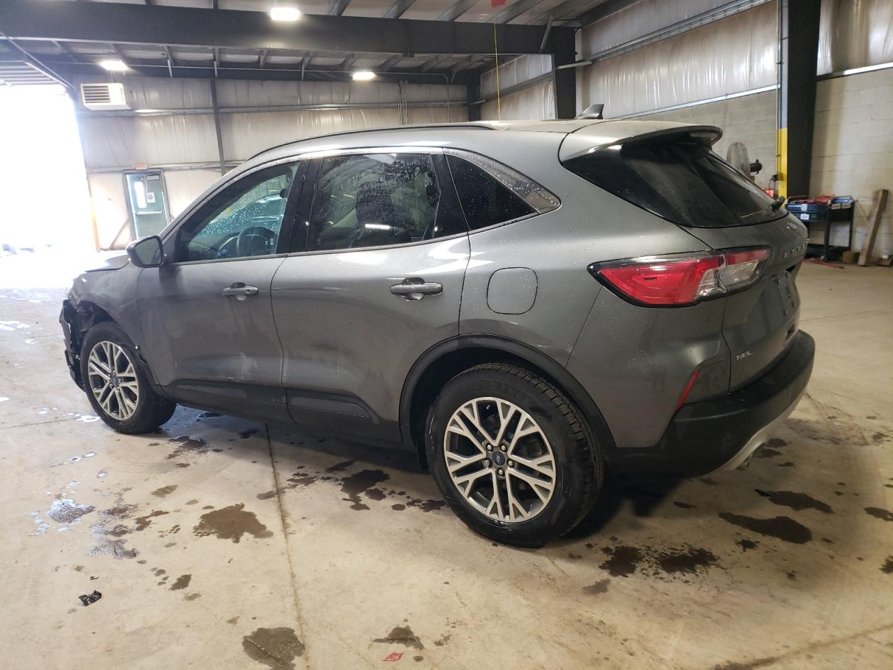2021 Ford Escape VIN 1FMCU9CZ1MUA15830 Copart auction photo, front end / side damage thumbnail 2
