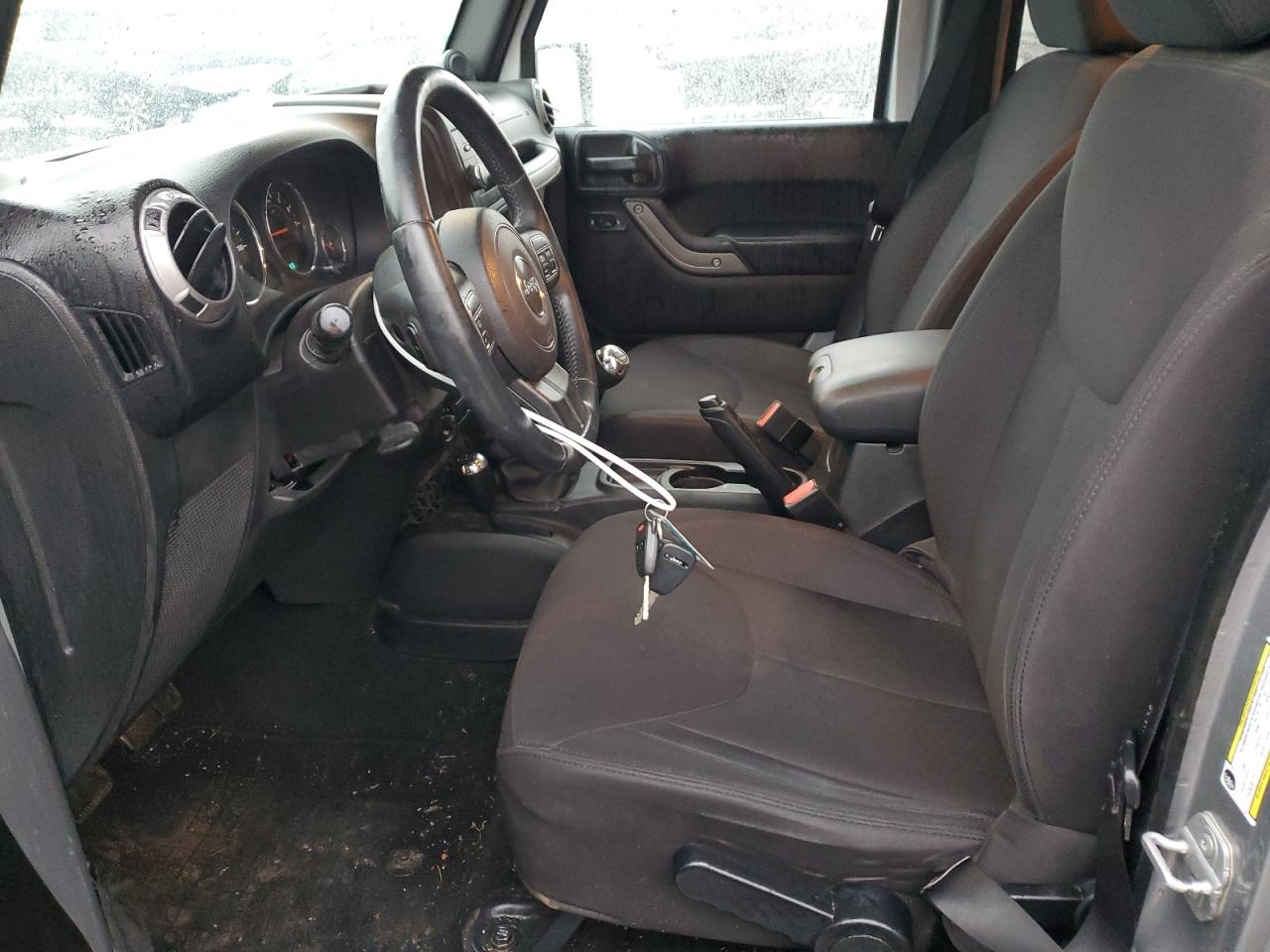 2014 Jeep Wrangler VIN 1C4BJWDG9EL109742 Copart auction photo, front end / undercarriage damage thumbnail 7