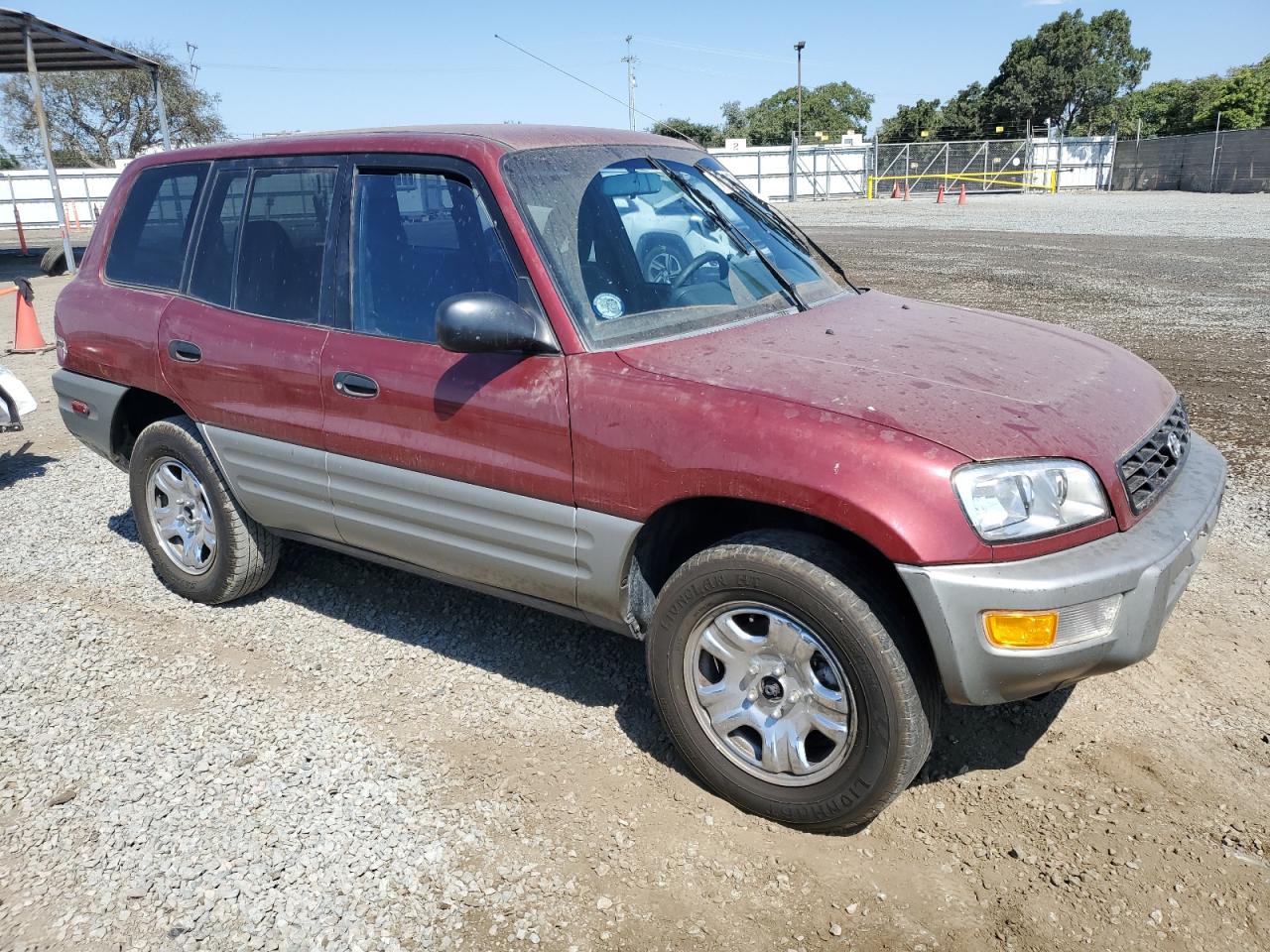 2000 Toyota RAV 4 VIN JT3GP10V1Y0045671 Copart auction photo, minor dent/scratches damage thumbnail 4