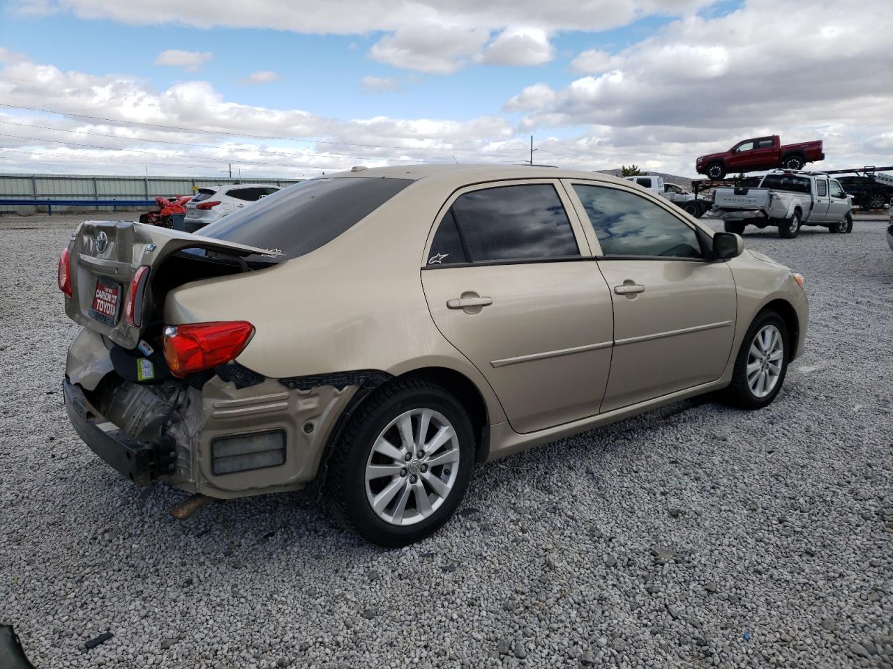 2009 Toyota Corolla VIN 1NXBU40E29Z118181 Copart auction photo, rear end damage thumbnail 3