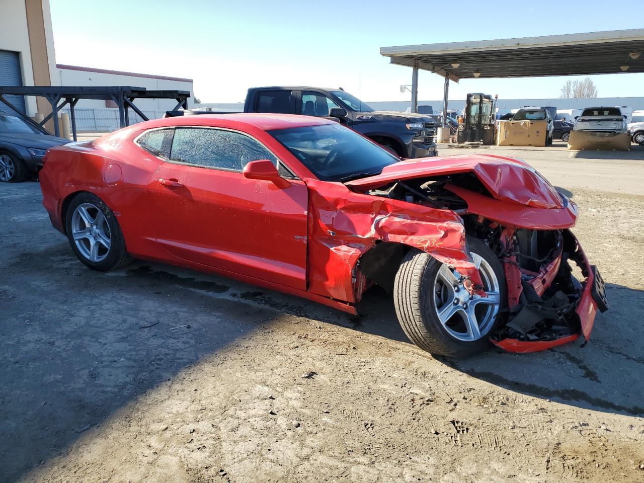 2023 Chevrolet Camaro VIN 1G1FB1RXXP0144166 Copart auction photo, front end / undercarriage damage thumbnail 4