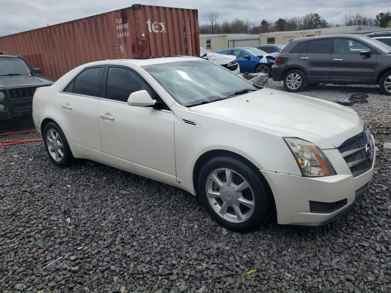 2009 Cadillac CTS VIN 1G6DF577190143572 Copart auction photo, rear end / side damage thumbnail 4