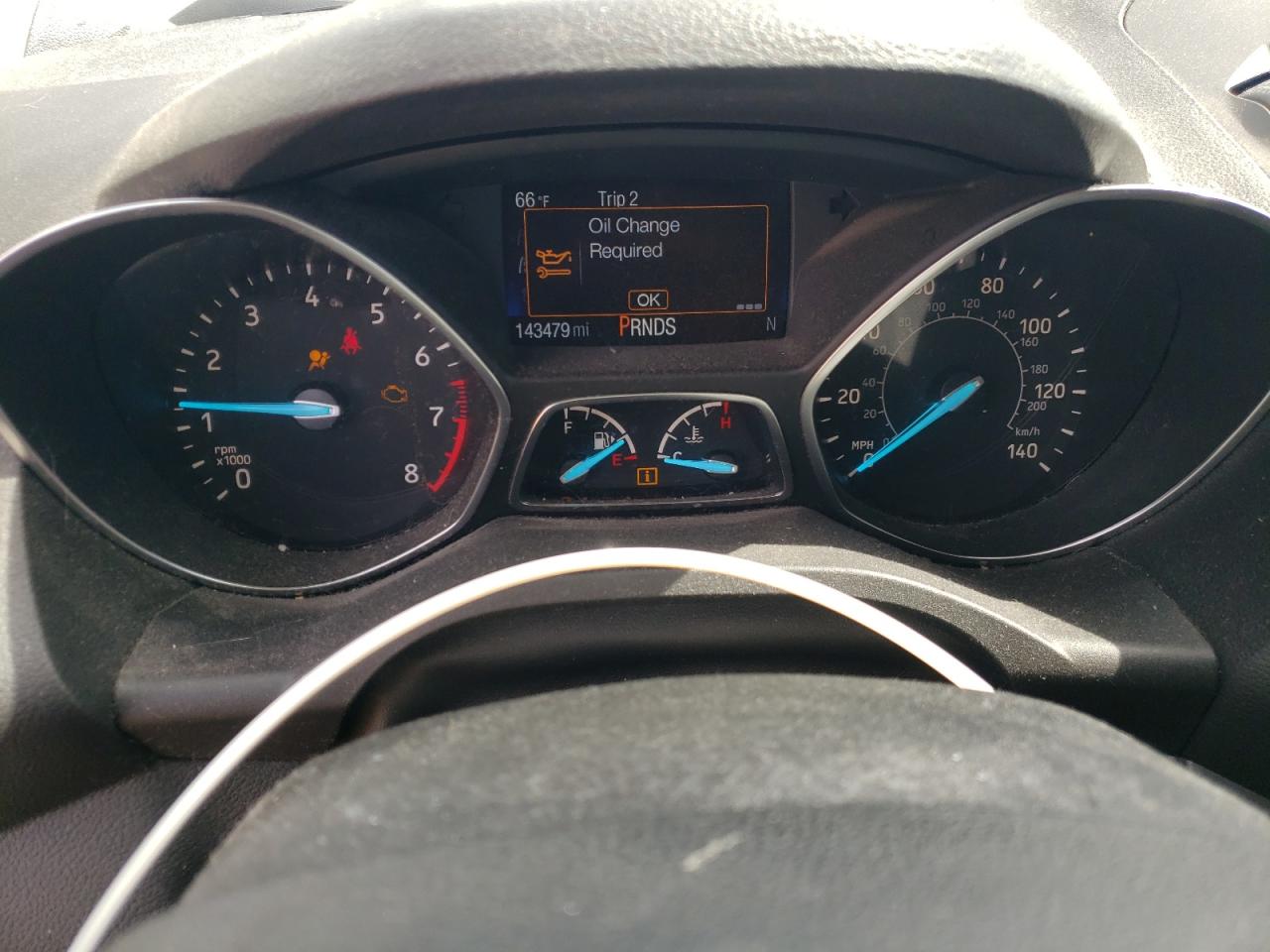 2019 Ford Escape VIN 1FMCU0F75KUB26464 Copart auction photo, front end / side damage thumbnail 9