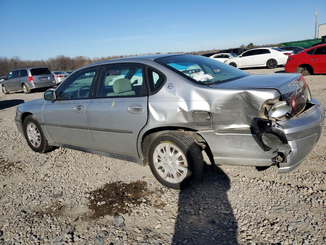 2005 Chevrolet Impala VIN 2G1WF52E259228151 Copart auction photo, rear end damage thumbnail 2