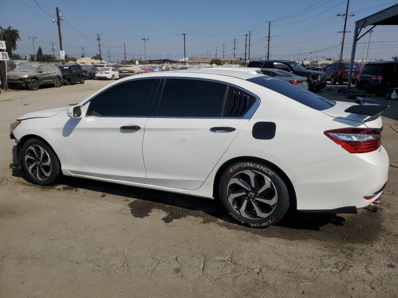 2016 Honda Accord VIN 1HGCR3F07GA000983 Copart auction photo, front end / side damage thumbnail 2