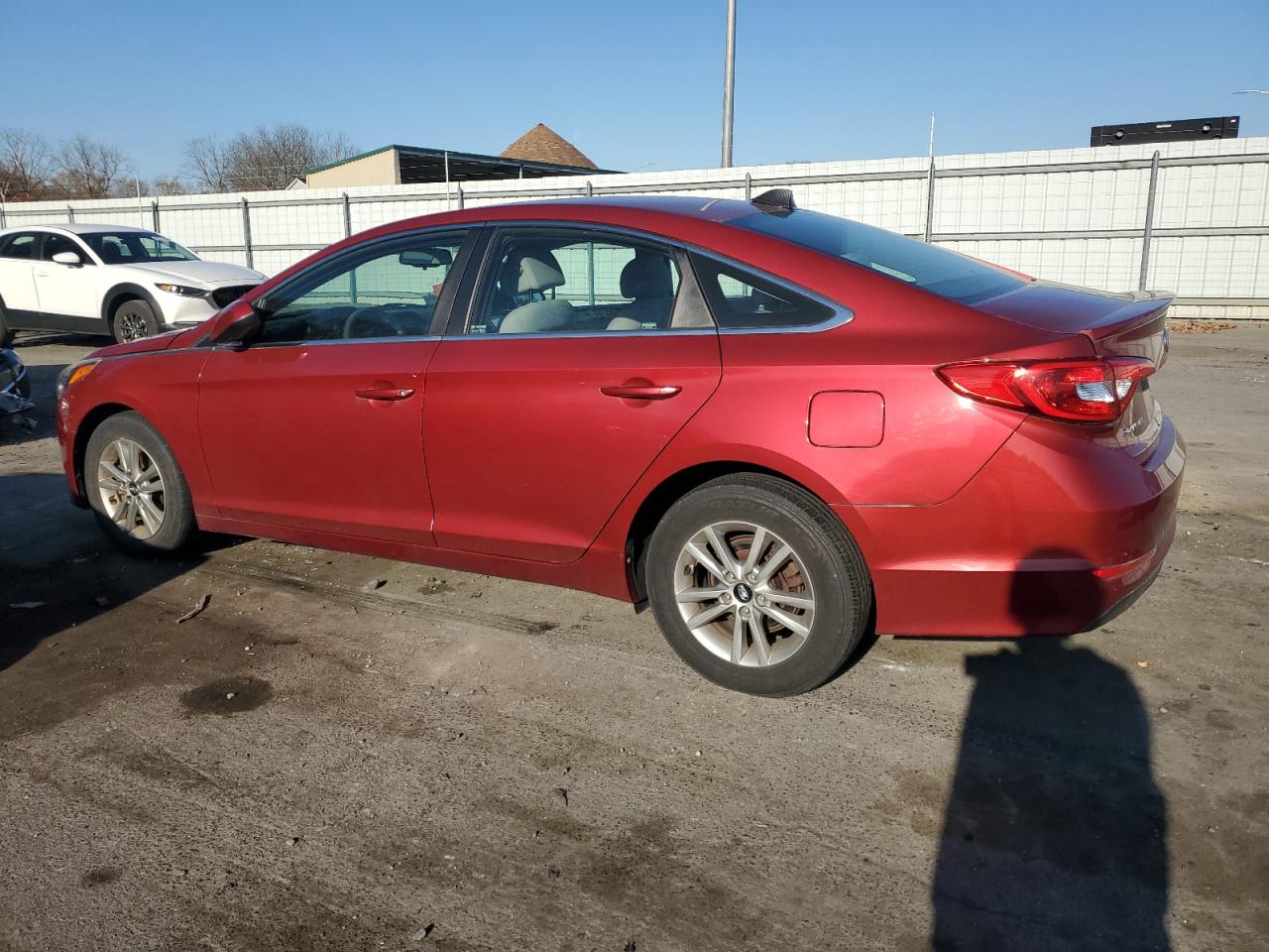 2015 Hyundai Sonata VIN 5NPE24AF6FH156131 Copart auction photo, rear end / mechanical damage thumbnail 2