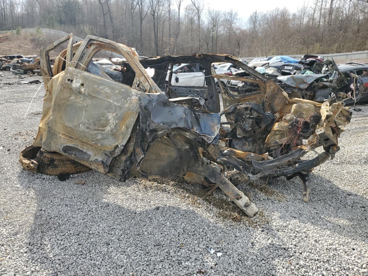 2016 Ford Explorer VIN 1FM5K7F89GGB53866 Copart auction photo, front end / burn damage thumbnail 4