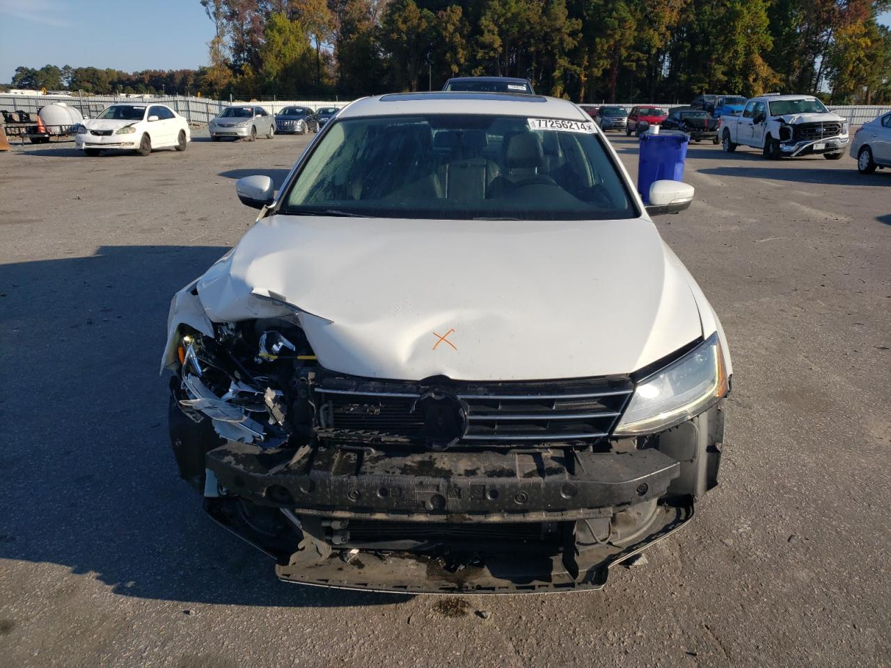 2017 Volkswagen Jetta VIN 3VWDB7AJ5HM205203 Copart auction photo, front end / rear end damage thumbnail 5
